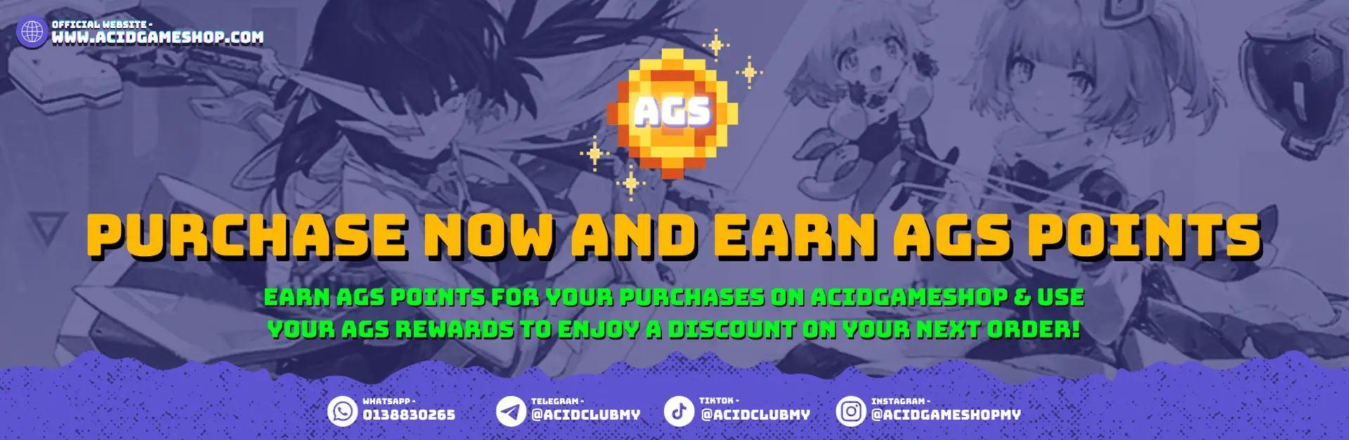 ags rewards & points